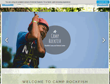 Tablet Screenshot of camprockfish.org